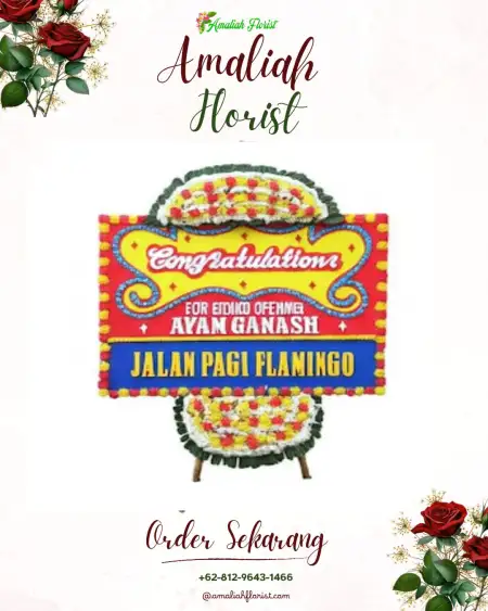 Sewa Papan Bunga Batu Jangkih